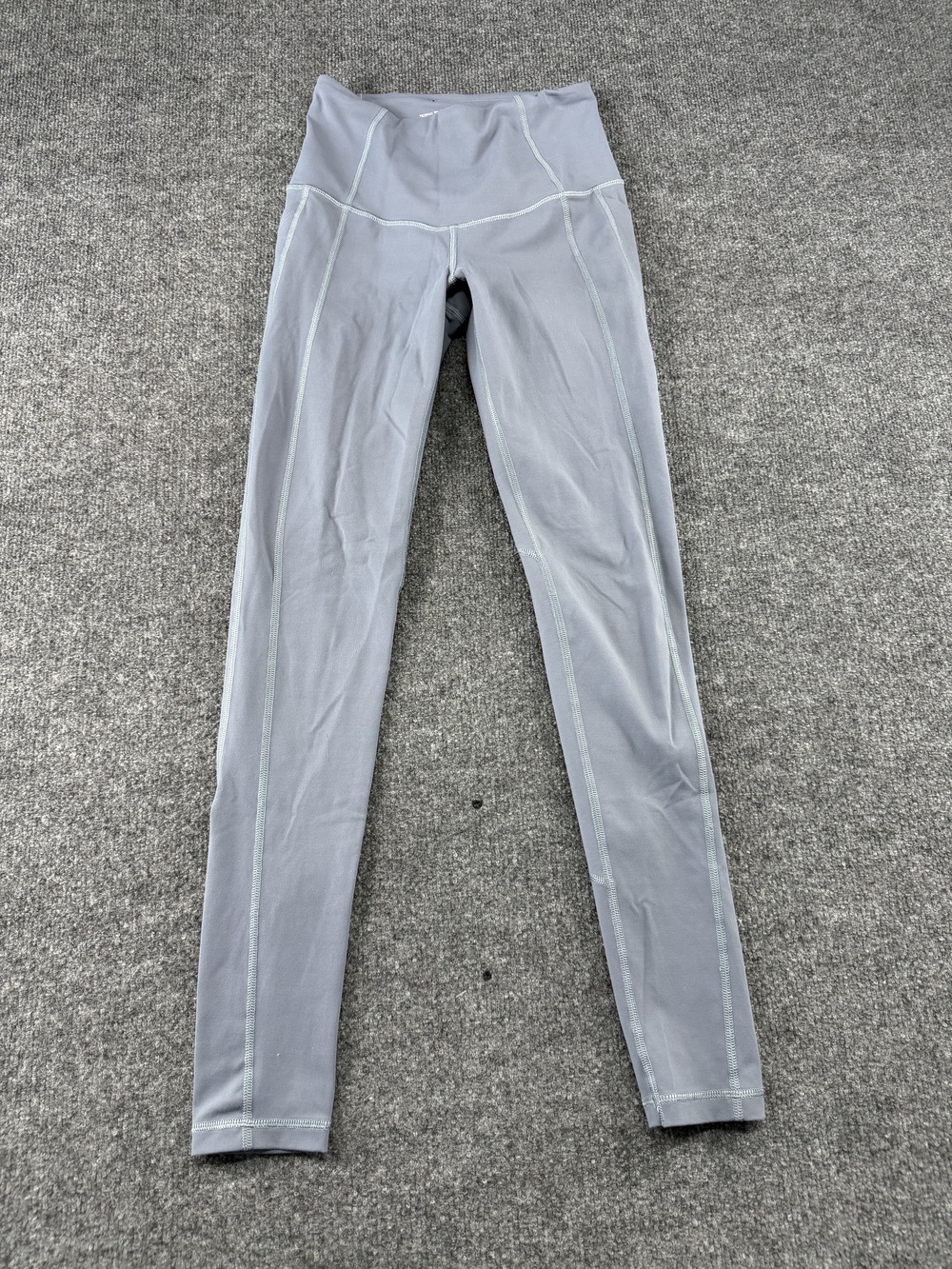 Victoria's Secret Knockout Leggings Womens XS Gray High Rise Ankle Yoga Gym